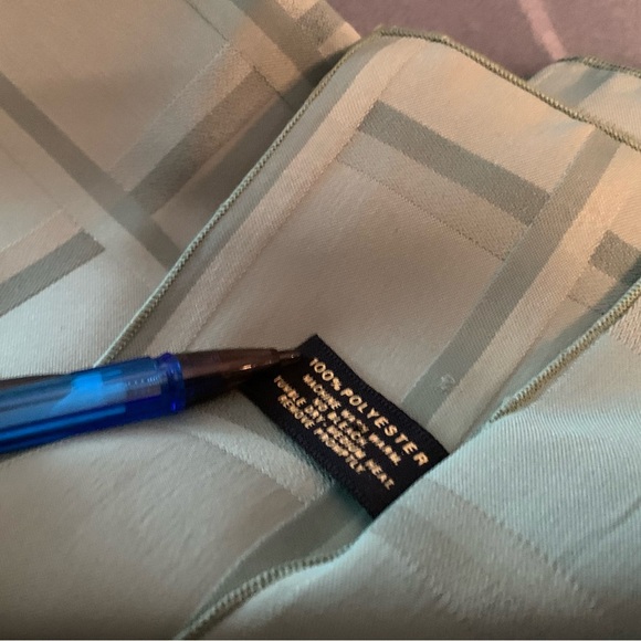 Echo Vintage Wrap Scarf ~Stripes & Squares /Symphony 21" Square Scarf~green - Picture 6 of 12